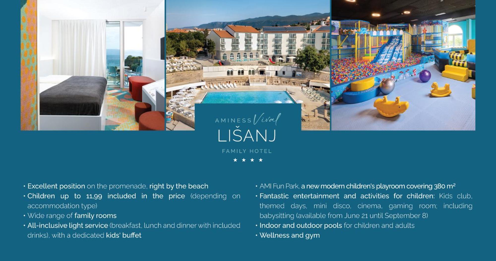 Aminess Vival Lisanj Family Hotel Novi Vinodolski Eksteriør bilde